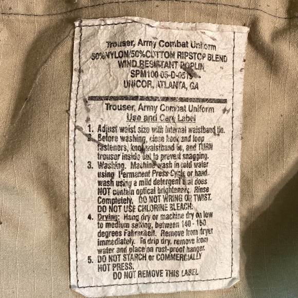 Army Combat Uniform Trouser Ripstop Blend Digital Camo Medium Short. - Picture 12 of 12